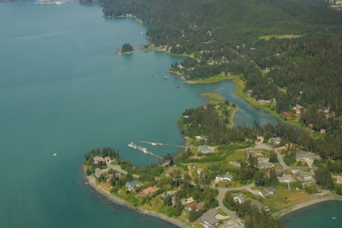 admiralty island from the air